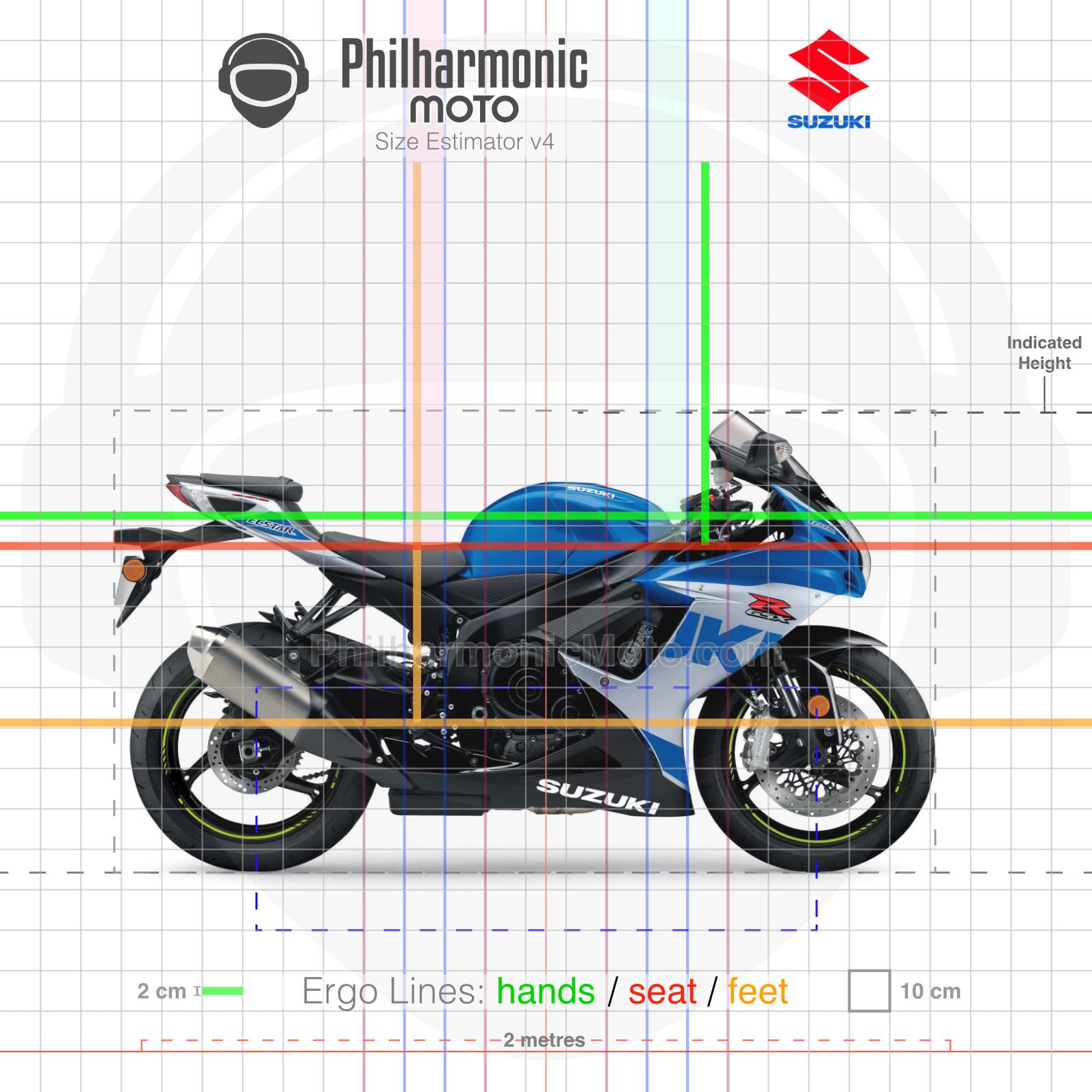 Suzuki GSX-R600 2023 blue