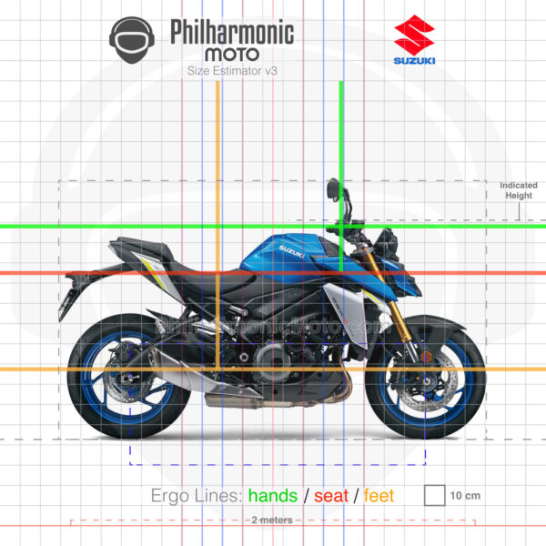 Suzuki GSX-S1000 2023 Metallic Triton Blue