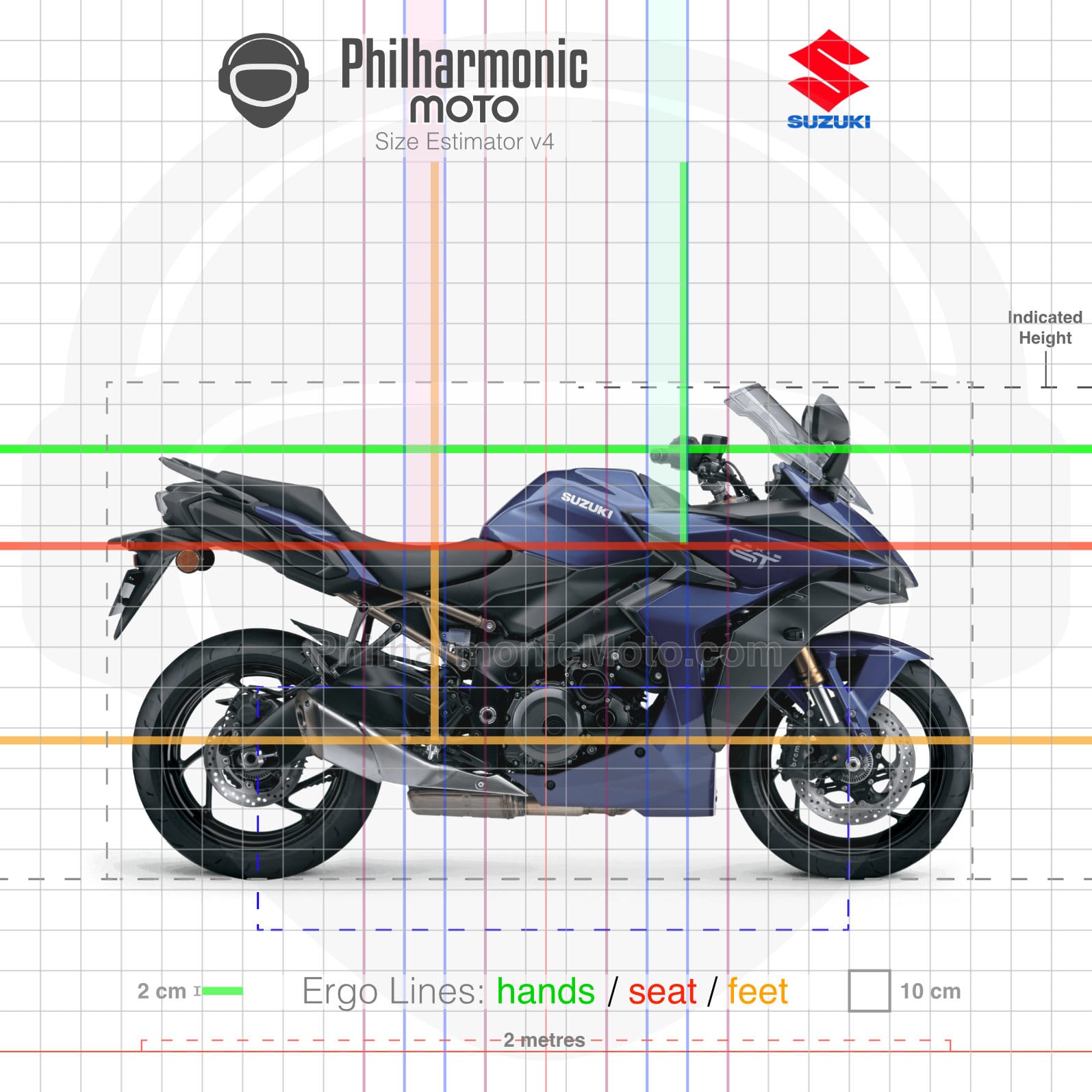 Suzuki GSX-S1000GT 2022 Metallic Reflective Blue