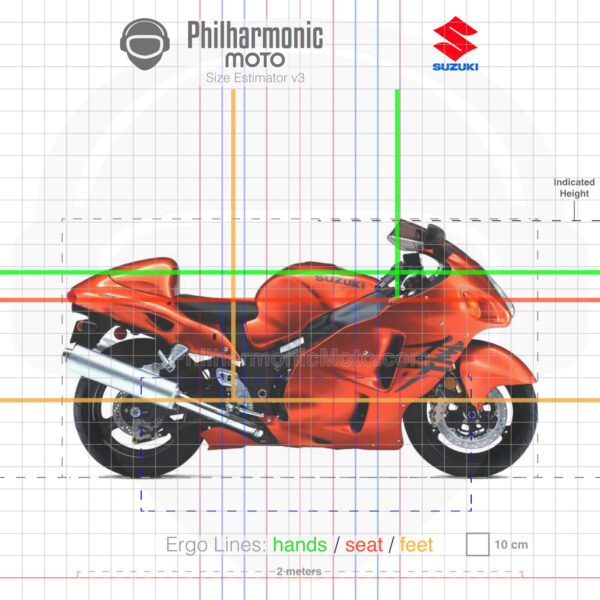 Suzuki GSX1300R Hayabusa 2003 orange