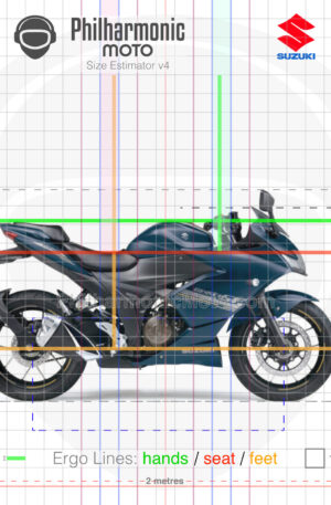 Suzuki Gixxer SF 250 2024 Metallic Mat Stellar Blue sev3
