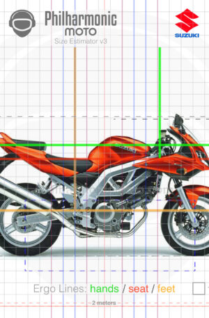 Suzuki SV650S 2003 orange