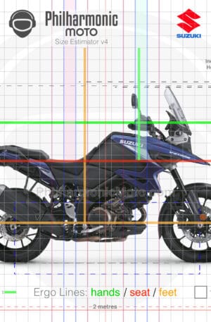 Suzuki V-Strom 1050 2023 Metallic Reflective Blue - Metallic Matt Black no.2