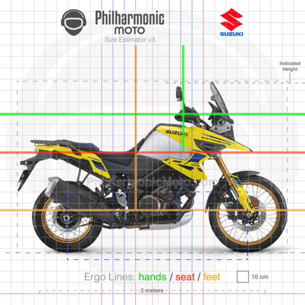 Suzuki V-Strom 1050DE 2023 Champion Yellow no.2 - Metallic Matt Sword Silver