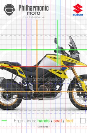 Suzuki V-Strom 1050DE 2023 Champion Yellow no.2 - Metallic Matt Sword Silver