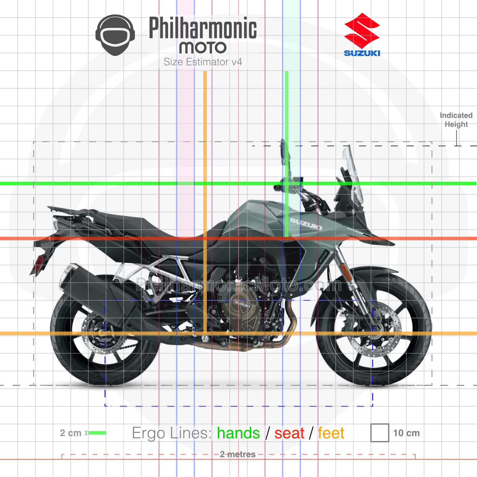 Suzuki V-Strom 800 2024 Metallic Mat Steel Green