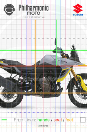 Suzuki V-Strom 800DE 2023 Glass Matt Mechanical Grey