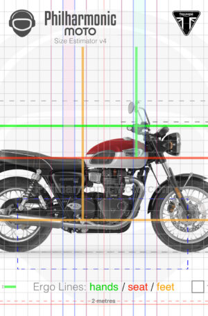 Triumph Bonneville T100 2021 red white
