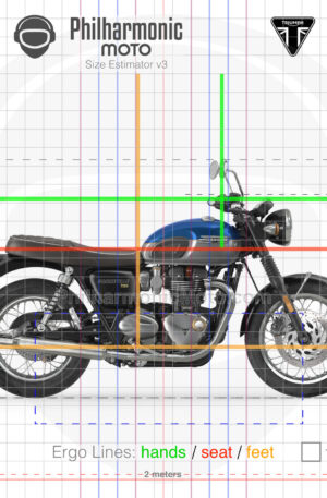 Triumph Bonneville T120 2021 Cobalt Blue and Silver Ice