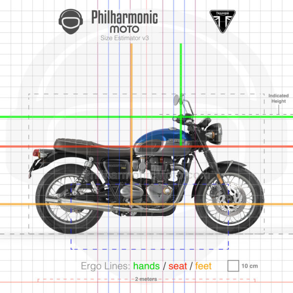 Triumph Bonneville T120 2021 Cobalt Blue and Silver Ice