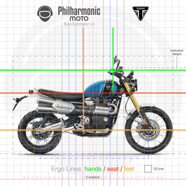 Triumph Scrambler 1200 XE 2019 Cobalt Blue and Jet Black