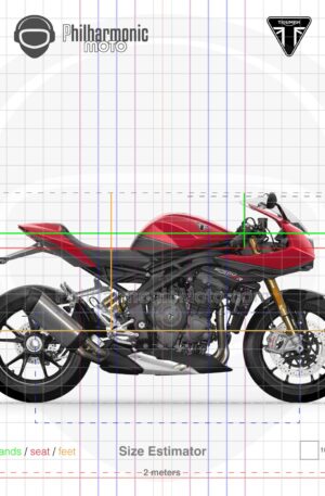 Triumph Speed Triple 1200 RR 2022 Red Hopper and Storm Grey