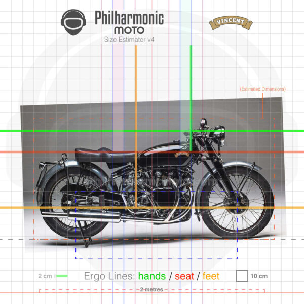 Vincent Black Shadow 1949 in black