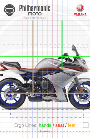 Yamaha FZ6R 2017 grey blue