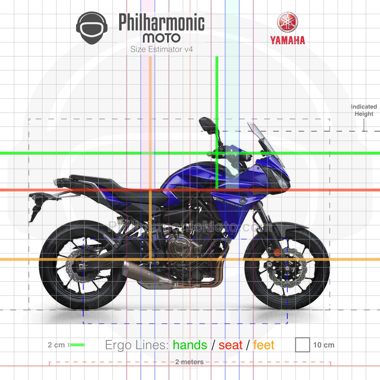 Yamaha MT-07 Tracer 2016 blue