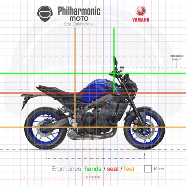 Yamaha MT-09 2023 team yamaha blue
