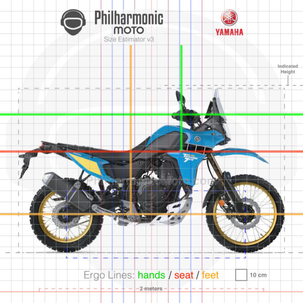 Yamaha Tenere 700 Rally 2025 Sky Blue