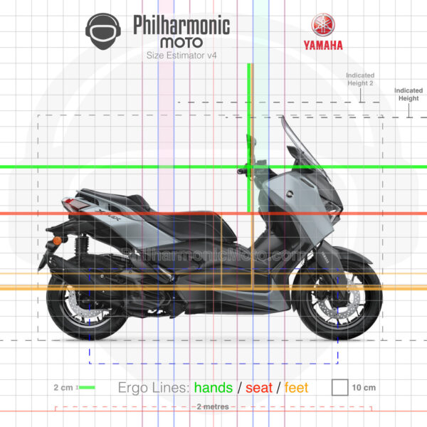 Yamaha XMAX 125 Tech MAX 2025 Ceramic Grey sev3