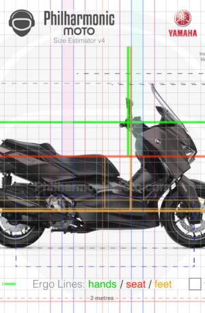 Yamaha XMAX 300 Tech Max 2025 Dark Magma sev3