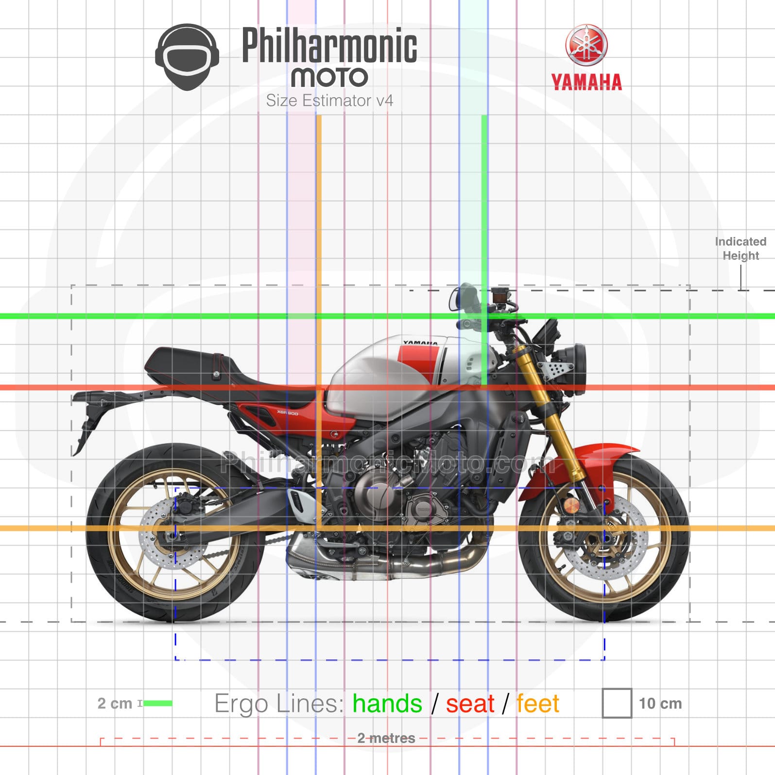 Yamaha XSR900 2025 Legend Red
