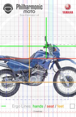 Yamaha XT600E 1999 Deep Purplish Blue Solid sev3