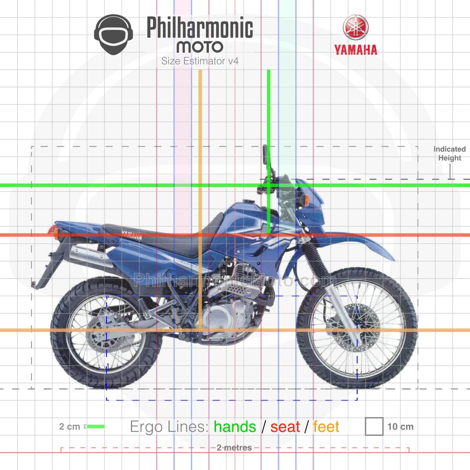 Yamaha XT600E 1999 Deep Purplish Blue Solid sev3