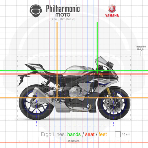 Yamaha YZF-R1M 2015 silver