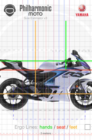 Yamaha YZF-R3 2025 Luna White Nebula Blue