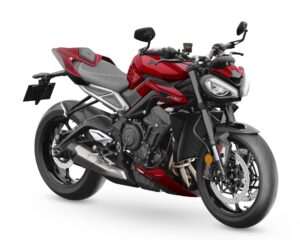 Triumph Street Triple 765 RS 2023 front Carnival Red