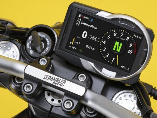 Ducati Scrambler Icon 2023 dashboard