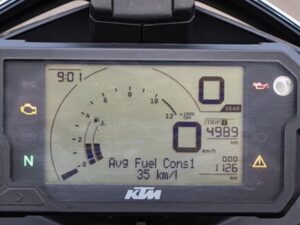 KTM 250 Adventure 2022 dashboard