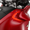 Moto Guzzi V100 Mondello 2023 adaptive aerodynamics detail