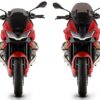 Moto Guzzi V100 Mondello 2023 adaptive aerodynamics front