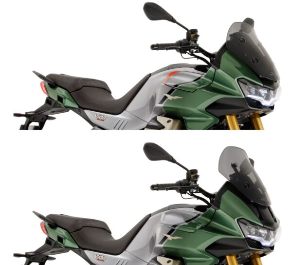 Moto Guzzi V100 Mondello S 2023 adaptive aerodynamics side
