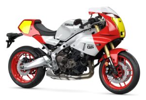Yamaha XSR900 GP 2024 Legend Red front