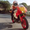 Yamaha XSR900 GP 2024 Legend Red front lights