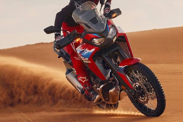 Honda Africa Twin 2024 Grand Prix Red headlight