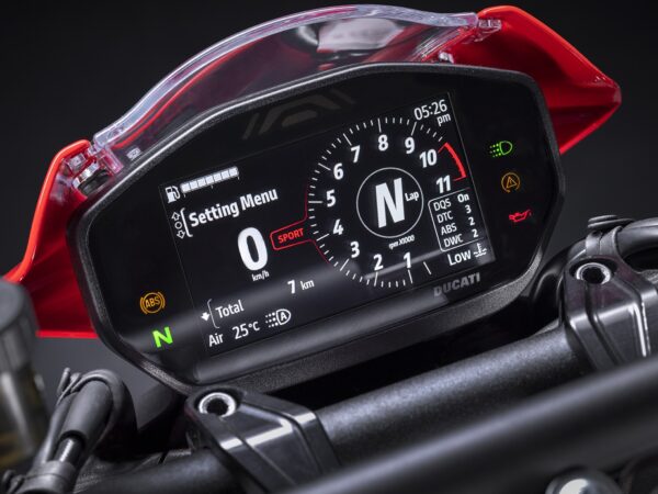 Ducati Monster SP 2023 dashboard