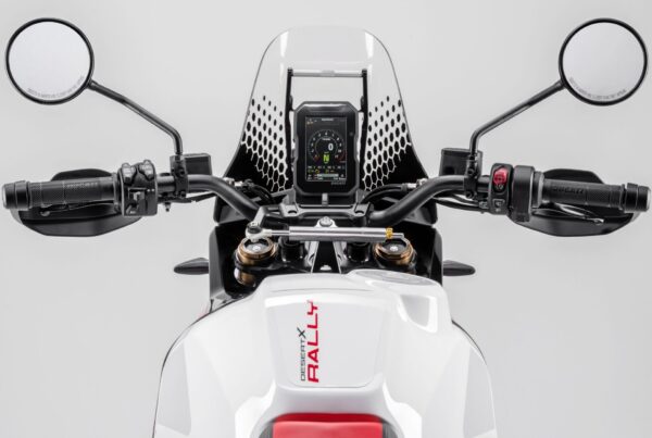 Ducati DesertX Rally 2024 cockpit