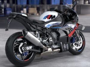 BMW M 1000 RR 2023 Light White M Motorsport back