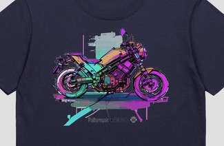 cyber moto t-shirt
