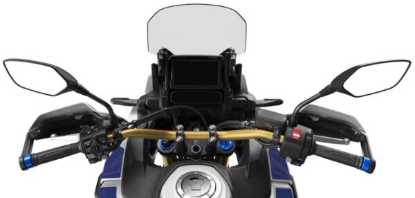 Honda Africa Twin Adventure Sports 2024 Pearl White cockpit