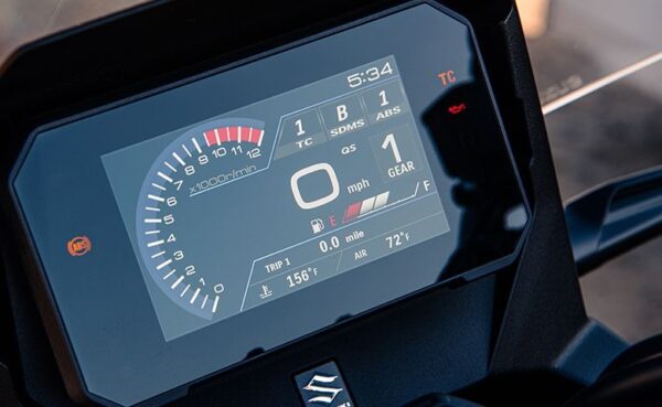 Suzuki V-Strom 800 2024 dashboard