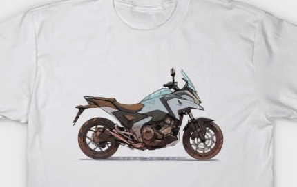 honda nc750x cyber t-shirt