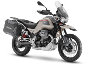 Moto Guzzi V85 TT Travel 2024 Bronzo Deserto front