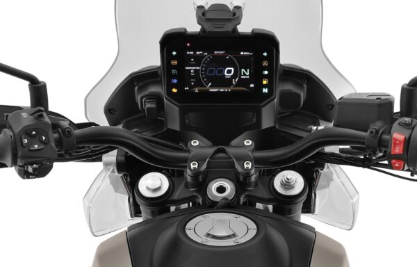 Moto Guzzi V85 TT Travel 2024 Bronzo Deserto dashboard
