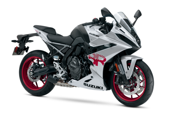 Suzuki GSX-8R 2024 Metallic Matte Sword Silver front