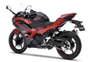 Kawasaki Ninja 500 SE 2024 Passion Red Metallic Flat Spark Black Metallic Matte Dark Gray back