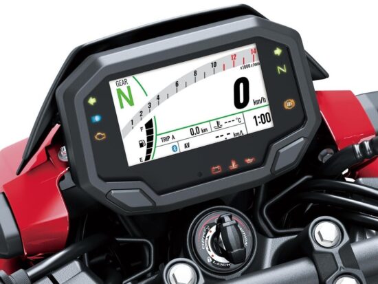 Kawasaki Z500 SE 2024 dashboard