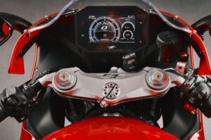 MV Agusta F3 R 2023 Rosso Ago dashboard